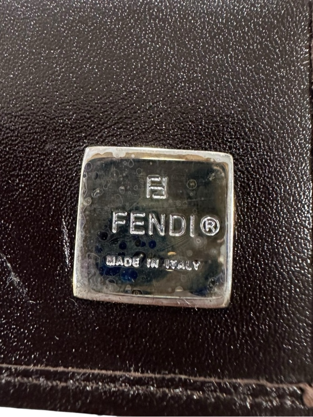 FENDI Zucca Tan & Black Canvas & Brown Leather Slim Long Bifold Wallet - Picture 10 of 14